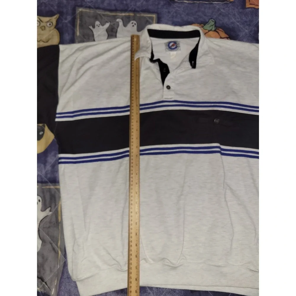Vintage Greenline International Polo‎ Shirt Men's XL Tall Grandpa Tee 1980s